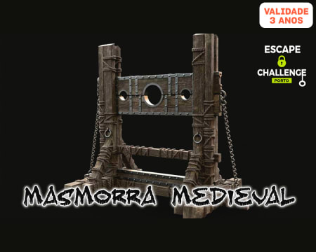 Escape Challenge Porto | Escape Room «Masmorra Medieval» para 2 a 4 Pessoas