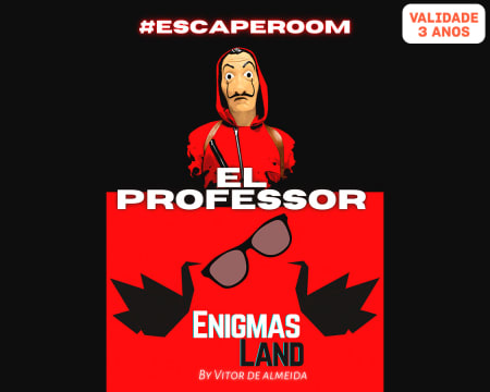 Escape Game «El Professor» | Até 3 Pessoas | Halocare Escape Game - Lisboa