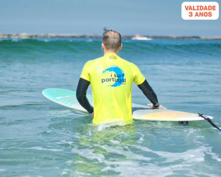 Aula de Surf na Praia da Azurara - 1 ou 2 Pessoas | I Surf Portugal - Vila do Conde