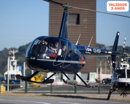 Fantástico Voo de Helicóptero Sobre o Tejo com Opção Voo Privado! 8 Minutos | Lisbon Helicopters