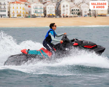 Tour de Jet Ski no Canhão da Nazaré c/ Opção de Ida à Baía de São Martinho | 1 ou 2 Pessoas