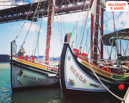 Cruzeiro em Veleiro Tradicional pelo Rio Tejo a Dois - 45 Min | Nosso Tejo