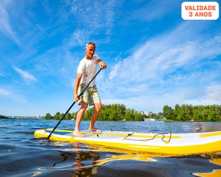 Stand Up Paddle na Barragem de Castelo de Bode para 1 ou 2 Pessoas | 2 Horas ou Dia Inteiro