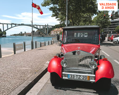 Tour Panorâmico em Eco Car + Visita & Prova de Vinho c/ Opção Cruzeiro das 6 Pontes do Douro | Até 4 Pessoas