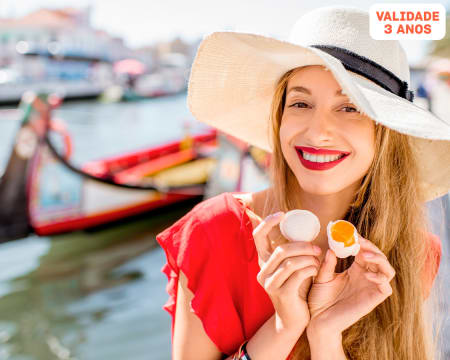 Visita Guiada a Pé pelo Bairro da Beira-Mar com Degustação de Ovos Moles para Dois | Aveiro