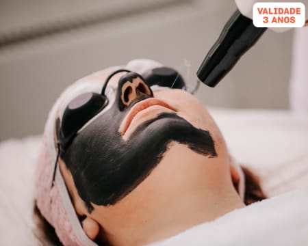 Limpeza de Rosto com Peeling de Carbono + Massagem Facial | Amoreiras ou Cacém