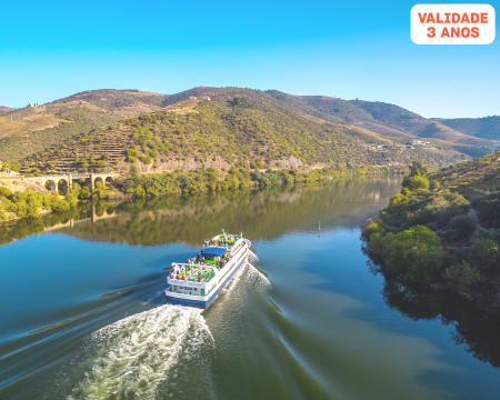 Cruzeiro Porto-Régua-Porto para Dois com Almoço a Bordo | Descida de Barco | Rota do Douro