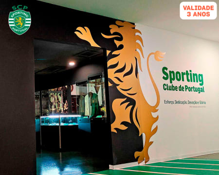 100% Sporting Clube de Portugal! Visita ao Museu e Estádio + Cachecol