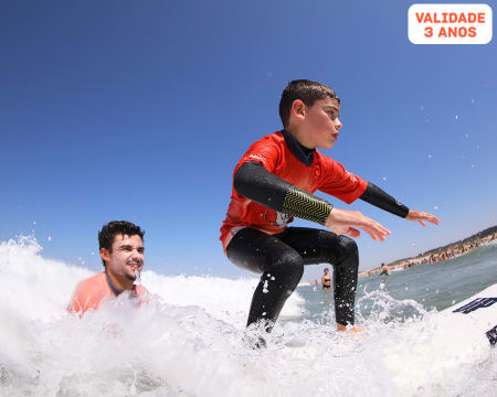 Aula de Surf na Praia da Fonte da Telha | Grupo ou Privada - 1 ou 2 Pessoas | Costa de Caparica