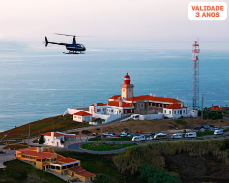 Voo de Helicóptero Privado | 20 Minutos | Rota Premium Estoril e Cascais | Lisbon Helicopters