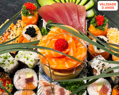 35 Peças de Sushi e Sashimi & Vinho para Dois | Yukimura Sushi Bar - Lourinhã ou Torres Vedras