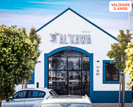 Al'Kawa | Combinado de 40 Peças de Sushi com Sangria | 3 Locais à Escolha