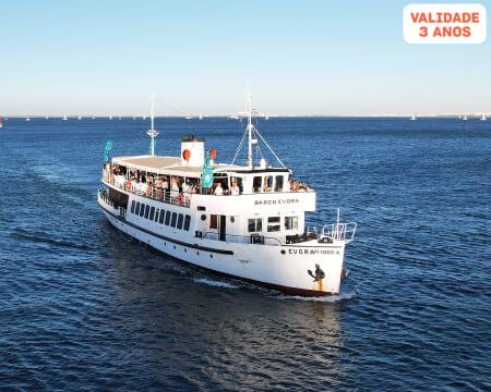 Sunset em Barco no Tejo c/ Welcome Drink | 2 Horas | Sardinha do Tejo