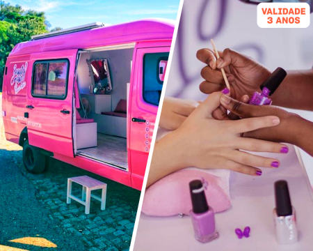 Salão de Beleza Sobre Rodas! Manicure & Pedicure c/ Verniz Gel no Seu Domicílio | Lisboa e Setúbal