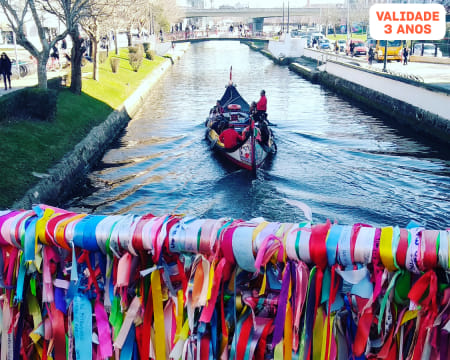 Cruzeiro em Moliceiro + Walking Tour no Bairro da Beira-Mar para Dois - 1h30 | Aveiro