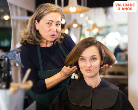Corte & Brushing com Opção de Hidratação | Cabeleireiro Shalon Adonay - Lisboa