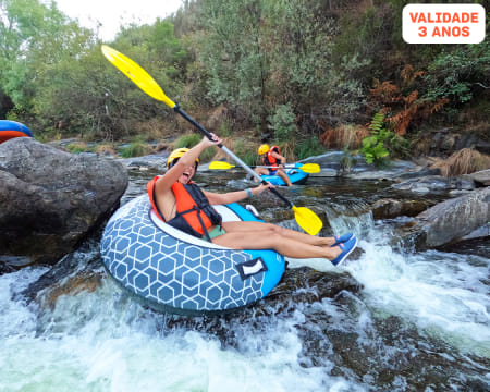Aventura na Natureza! Tubing-Rafting no Rio Paiva + Jeep Tour até à Aldeia da Paradinha | 3h | Arouca