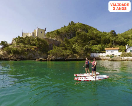 Stand Up Paddle pelas Praias da Serra da Arrábida - 1, 2 ou 4 Pessoas | Discover the Nature