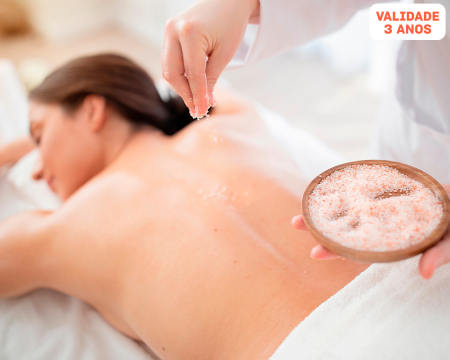 Massagem Relaxante + Esfoliação Corporal | Paços de Brandão