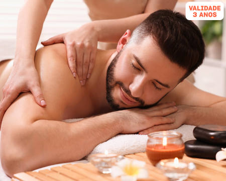Massagem à Escolha para Ele: Relaxamento, Terapêutica nas Costas e Pernas ou Bambu | Viana do Castelo
