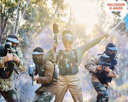 Passeio de Barco e Paintball em Ilha Selvagem na Lezíria do Tejo | 200 Bolas | Feel The River - Só Rio