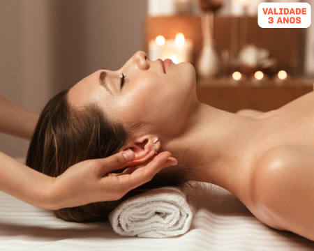 Presente Natal - Holmes Place Spa | Massagem Relax, Pedras Quentes, De-Stress ou Tranquility | 7 Locais à Escolha