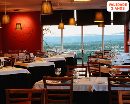 Pratos Tradicionais & Sobremesa para Dois com Vista Rio | Restaurante Sabores da Montanha - Zêzere