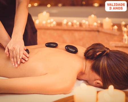 Massagem com Pedras Vulcânicas para Dois | Salutis Viseu