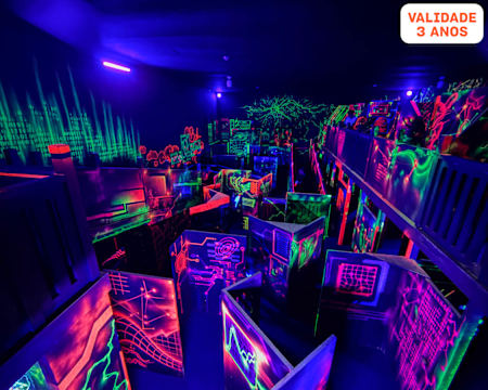 Desafio de Sobrevivência! 2 Jogos de Laser Tag no Quantum Park Algarve