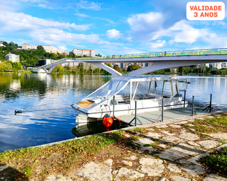 Passeio das 3 Pontes ao Pôr do Sol ou Noturno pelo Rio Mondego | Adulto e Criança | MondEco Coimbra