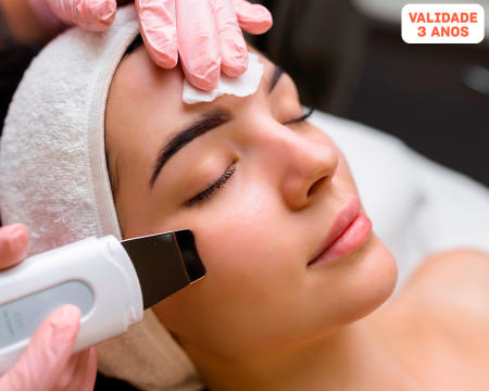 Rosto Luminoso! Limpeza de Pele Profunda + Peeling Ultrassónico + Alta Frequência | Alma Body - Almada