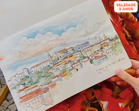 Retiro Artístico pelos Pontos Turísticos de Lisboa até 6 Horas | Esboço Urbano ou Art Day - Artzone