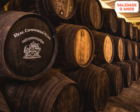 Visita e Prova de Vinhos do Porto na Real Companhia Velha para 1 ou 2 Pessoas | Vila Nova de Gaia