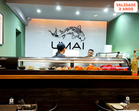 Sushi para Dois em Vilamoura | Cheque Gourmet 50€ no UMAI - Japanese Experience