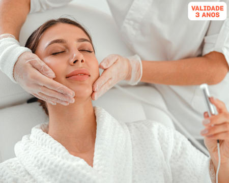 Pele de Cinderela! Radiofrequência + Ácido Hialurónico + Lifting + Máscara Led + Hidratação | Loures