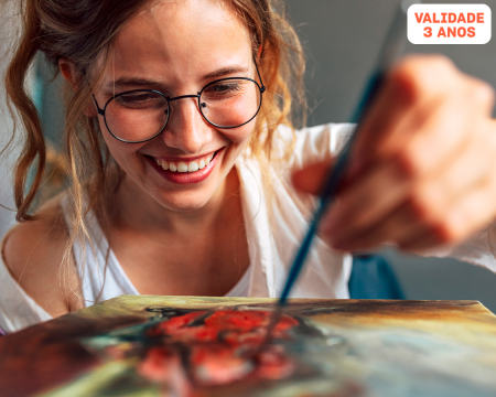 Workshop de Pintura com Vinho para 1 ou 2 Pessoas | 1h30 | GALERIA 1758 - Belém