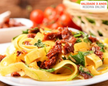 Pastas & Sangria de Espumante Junto ao Mar a Dois | Queda D´Água - Matosinhos