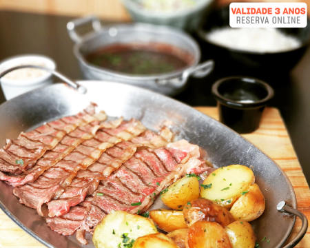 Picanha à Discrição & Garrafa de Vinho da Casa para Dois | Casquinha - Amadora