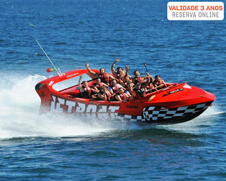 Passeio de Jet Boat com Observação de Grutas no Algarve | Crianças e Adultos | Diversão em Albufeira!
