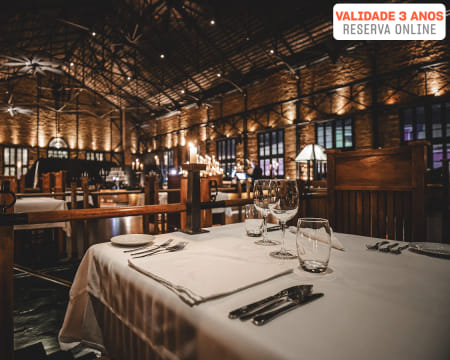 Jantar a Dois no Kais Restaurante & Bar | Cheque Gourmet de 45€ ou 60€ - Santos