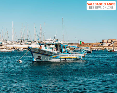 Brunch no Mar! Passeio de Barco em Lagos com Brunch a Bordo - 3 Horas | Bilhetes para Adultos e Crianças