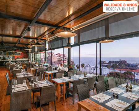 Cheque Gourmet de 50€ | Mista de Peixe da Casa na Madeira com Vista Mar | Vila Peixe - Câmara de Lobos