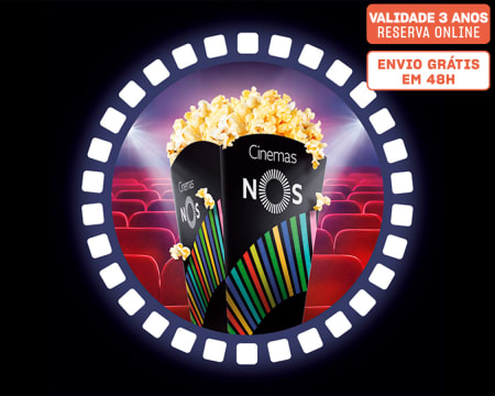 Cinemas NOS: Bilhetes & Pipocas a Dois | 30 Locais à Escolha
