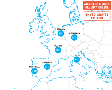 Escapadinha na Europa | 3000 Hotéis