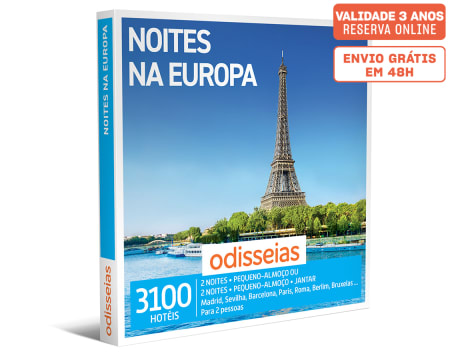 Noites na Europa  | 3100 Hotéis