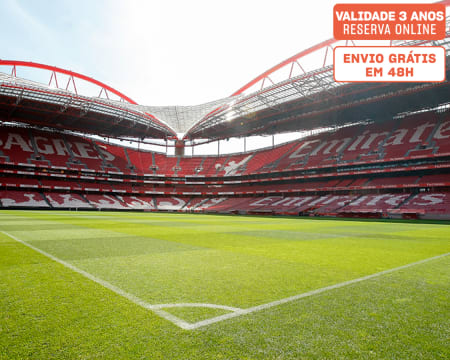 Sport Lisboa e Benfica | Tour Estádio e Museu + Cachecóis + Cheque 25€ Luz by Chakall