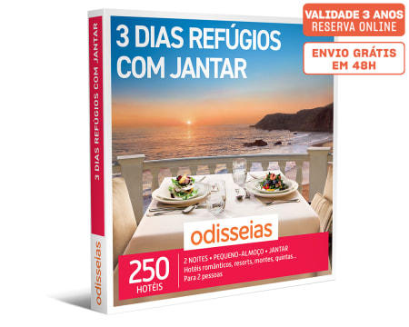 3 Dias Refúgios com Jantar | 250 Hotéis