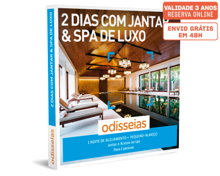 2 Dias com Jantar & Spa de Luxo | 30 Estadias à Escolha