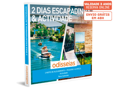 2 Dias Escapadinha e Actividade | 25 Estadias à Escolha