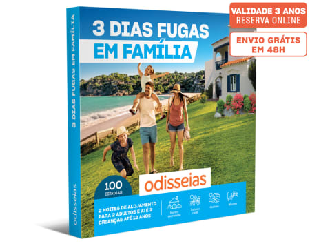 3 Dias Fugas em Família | 100 Hotéis